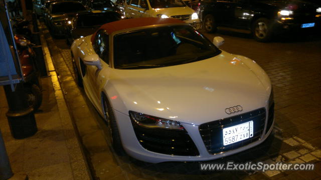 Audi R8 spotted in Beirut, Lebanon