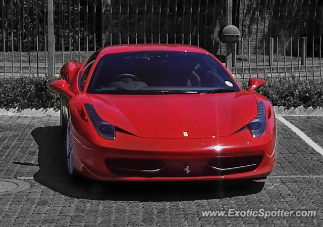 Ferrari 458 Italia spotted in Johannesburg, South Africa