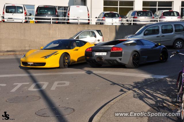 Lamborghini Murcielago spotted in Geneva, Switzerland