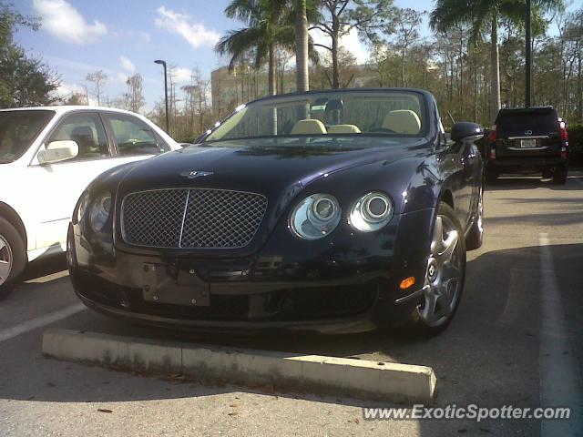 Bentley Continental spotted in Naples, FL, Florida