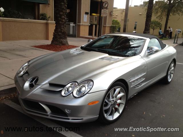 Mercedes SLR spotted in Coral Gables, Florida