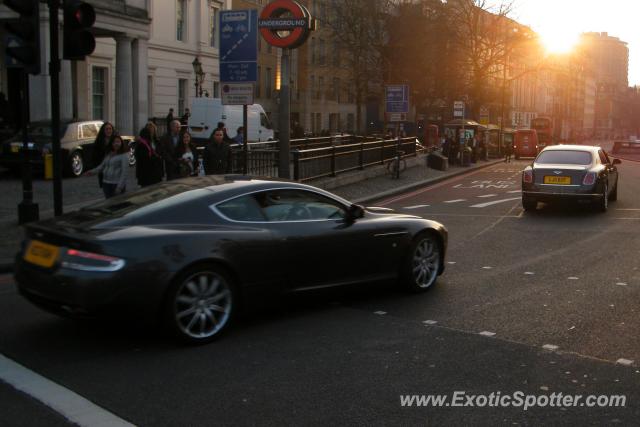 Aston Martin DB9 spotted in London, United Kingdom