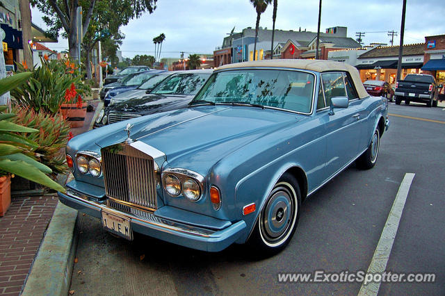 Rolls Royce Corniche spotted in La Jolla, California