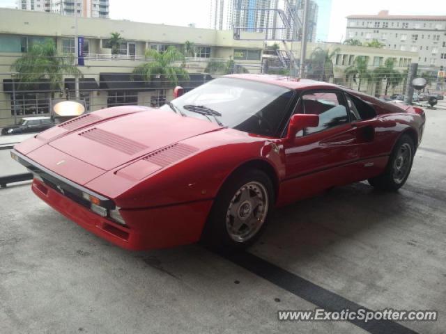 Ferrari 288 GTO spotted in Miami - South Beach, United States