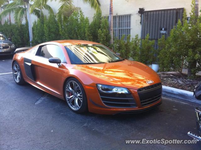 Audi R8 spotted in Fort Lauderdale, Florida