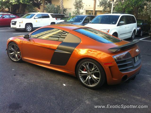 Audi R8 spotted in Fort Lauderdale, Florida