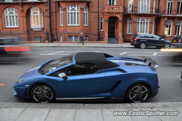 Lamborghini Gallardo spotted in London, United Kingdom