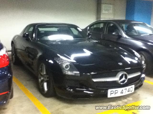 Mercedes SLS AMG spotted in Hong Kong, China