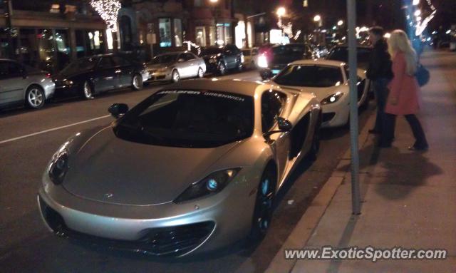Mclaren MP4-12C spotted in Boston, Massachusetts