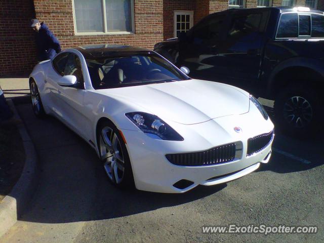 Fisker Karma spotted in Great Falls, Virginia