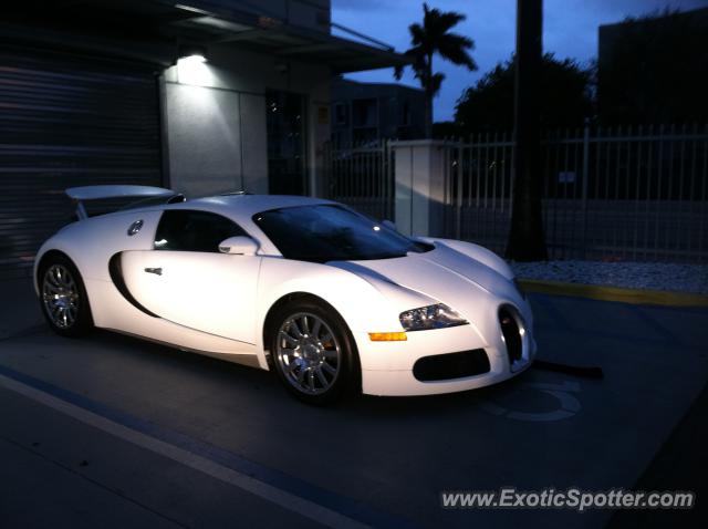 Bugatti Veyron spotted in Ft. Lauderdale, Florida