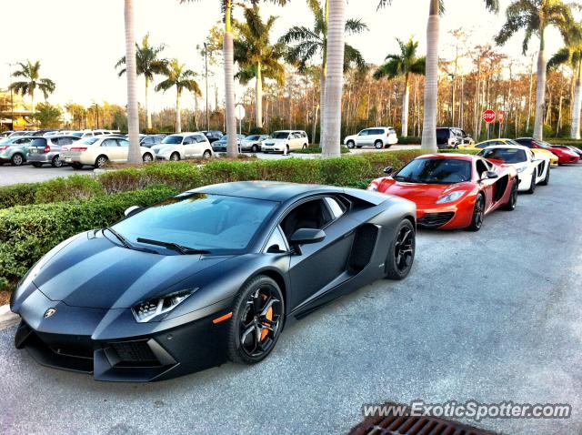 Lamborghini Aventador spotted in Naples, Florida