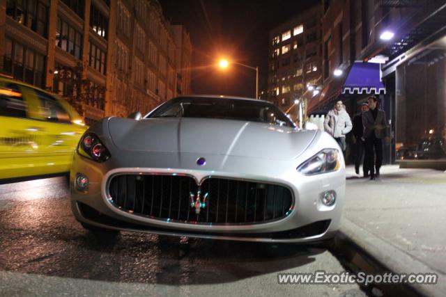 Maserati GranTurismo spotted in New York, New York