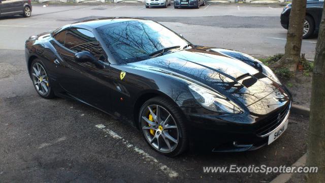 Ferrari California spotted in Manchester, United Kingdom
