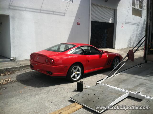 Ferrari 550 spotted in Ft. Lauderdale, Florida