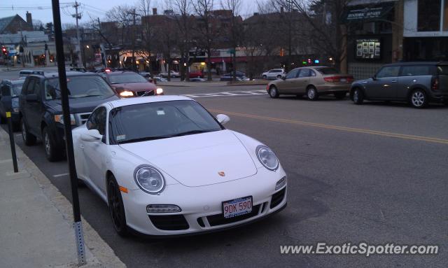 Porsche 911 spotted in Newton Centre, Massachusetts