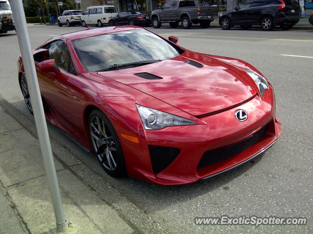 Lexus LFA spotted in Vancouver BC, Canada