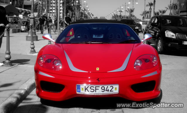Ferrari 360 Modena spotted in Larnaca Cyprus, Greece