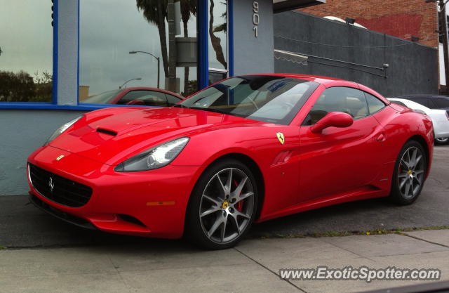 Ferrari California spotted in Los Angeles, United States