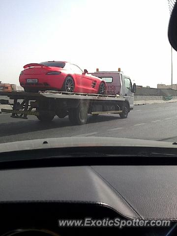 Mercedes SLS AMG spotted in Doha, Qatar