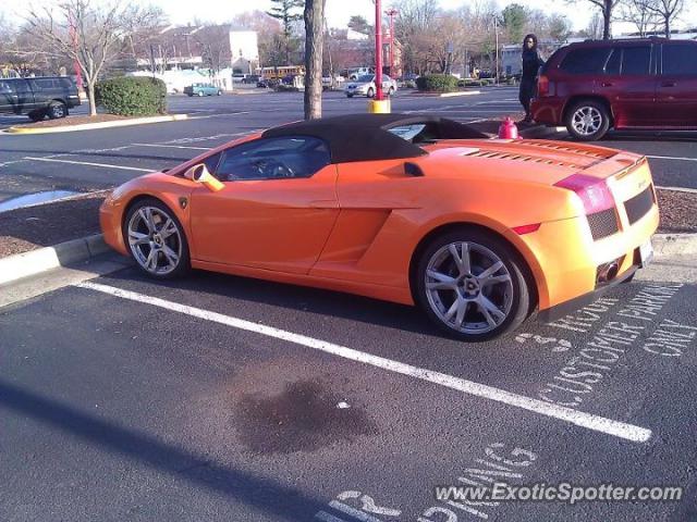 Lamborghini Gallardo spotted in Alexandria, Virginia