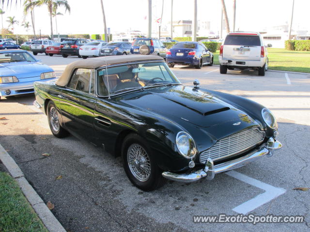 Aston Martin DB5 spotted in Palm Beach, Florida