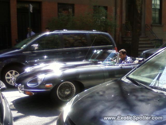 Jaguar E-Type spotted in New York, New York