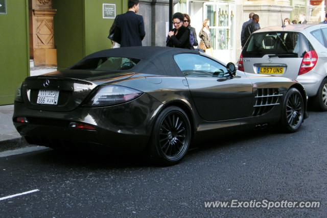 Mercedes SLR spotted in London, United Kingdom