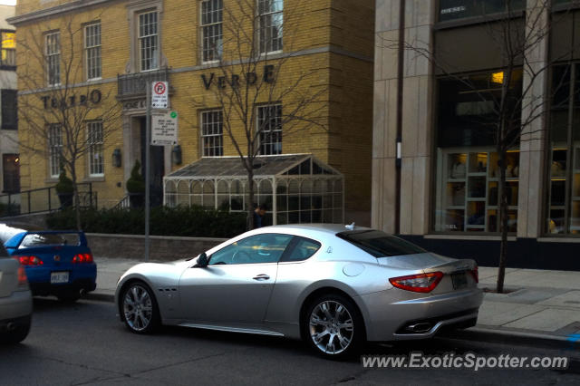 Maserati GranTurismo spotted in Toronto, Canada