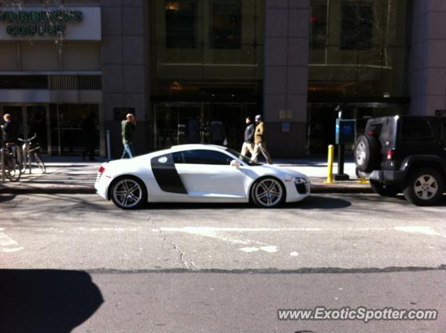 Audi R8 spotted in New York, New York