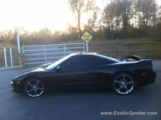 Acura NSX spotted in Calgary, Canada