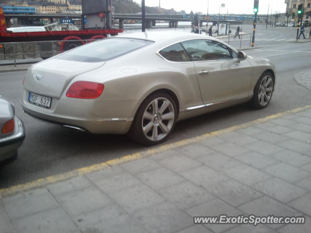 Bentley Continental spotted in Stockholm, Sweden