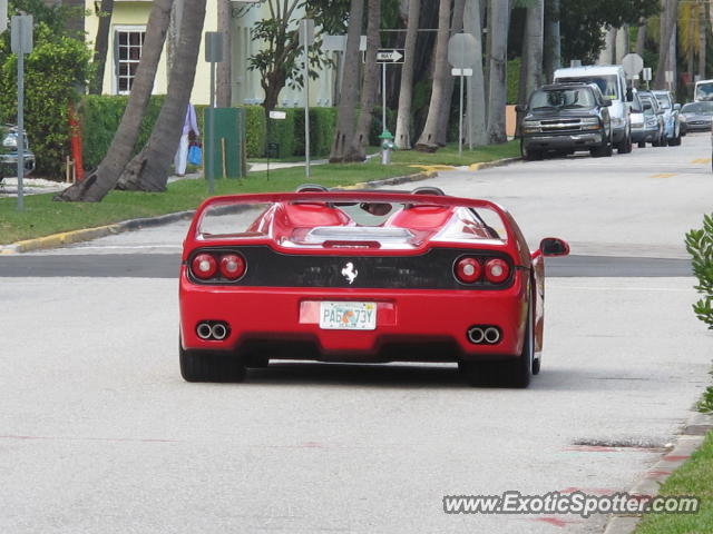 Ferrari F50 spotted in Palm Beach, Florida