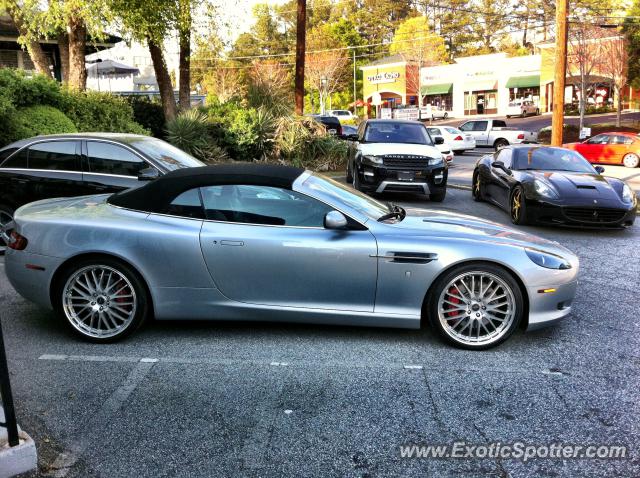 Aston Martin DB9 spotted in Atlanta, Georgia