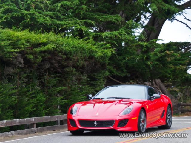 Ferrari 599GTB spotted in Pebble Beach, California