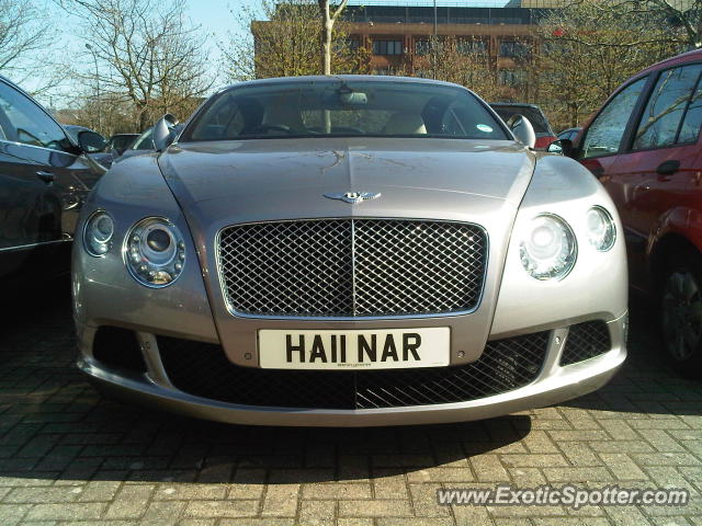 Bentley Continental spotted in Milton Keynes, United Kingdom