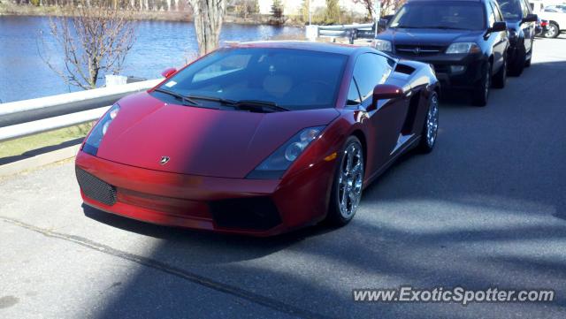 Lamborghini Gallardo spotted in Woburn, Massachusetts