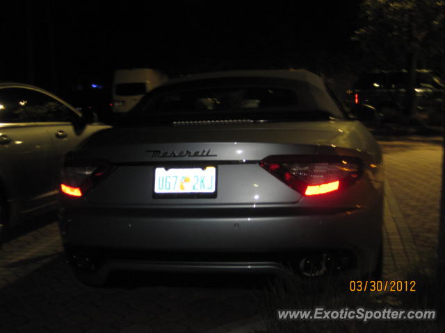 Maserati GranTurismo spotted in Palm Beach , Florida