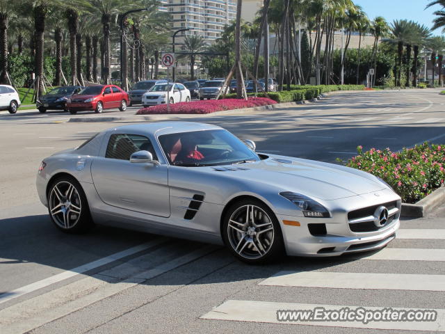 Mercedes SLS AMG spotted in Miami, Florida