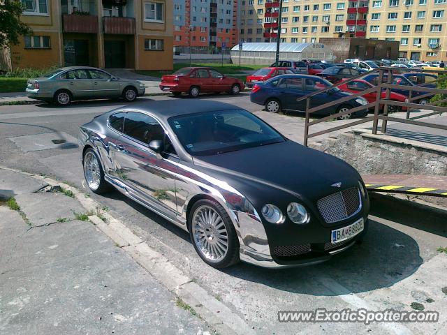 Bentley Continental spotted in Bratislava, Slovakia