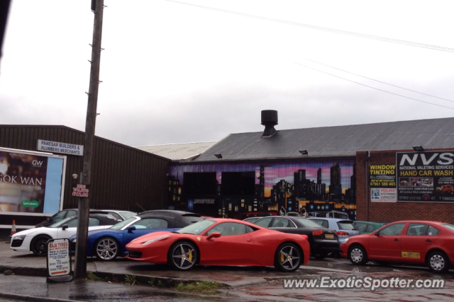 Ferrari 458 Italia spotted in Birmingham, United Kingdom