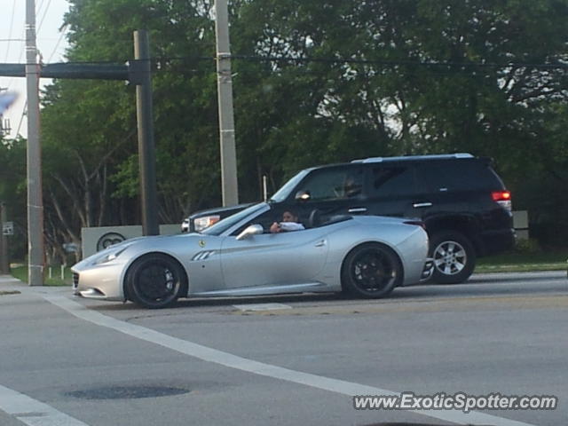 Ferrari California spotted in Boca Raton, Florida