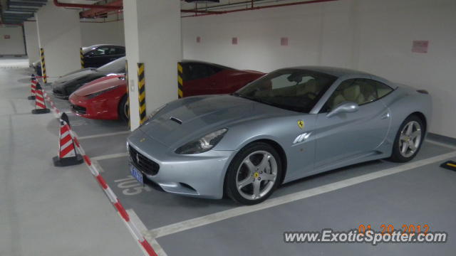 Ferrari California spotted in SHANGHAI, China