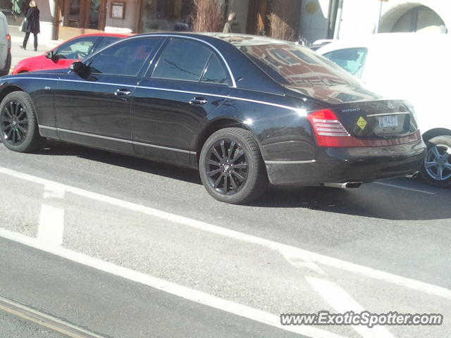 Mercedes Maybach spotted in Stockholm, Sweden