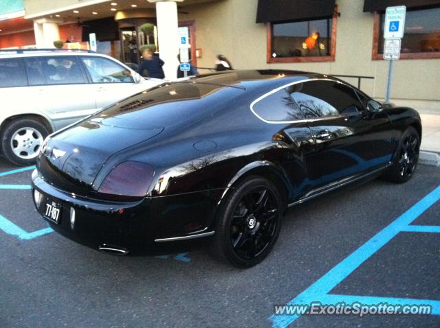 Bentley Continental spotted in Deptford, New Jersey