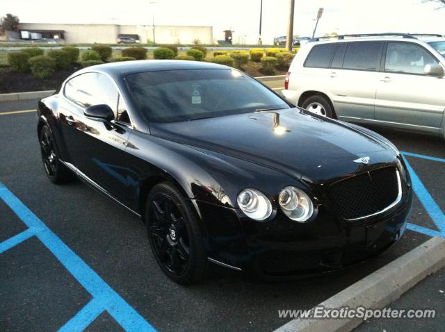 Bentley Continental spotted in Deptford, New Jersey