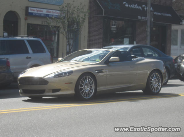 Aston Martin DB9 spotted in Verona, New Jersey
