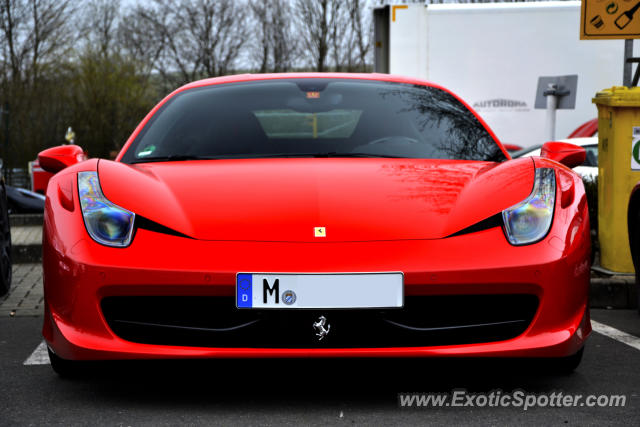 Ferrari 458 Italia spotted in Nürburgring, Germany