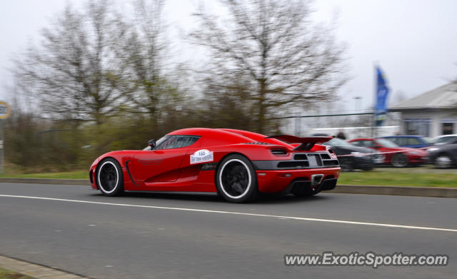 Koenigsegg Agera R spotted in Nürburgring, Germany