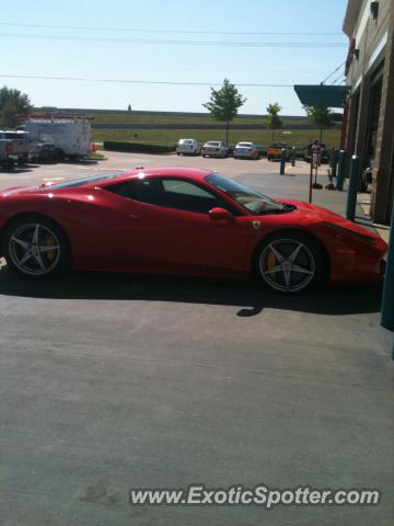 Ferrari 458 Italia spotted in Dallas, The Colony, Texas